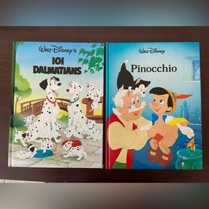 101 Dalmatians and Pinocchio books